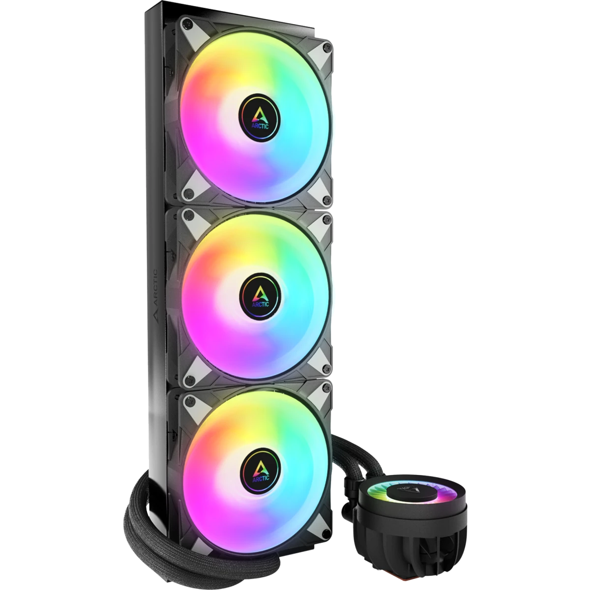 Система жидкостного охлаждения Arctic Liquid Freezer III 420 ARGB Black - ACFRE00145A - фото 2