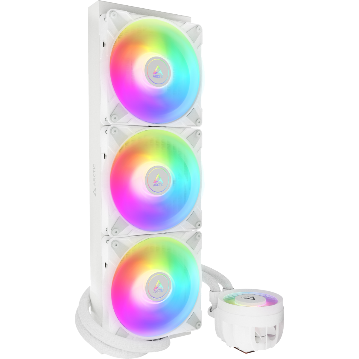 Система жидкостного охлаждения Arctic Liquid Freezer III 420 ARGB White - ACFRE00153A - фото 2
