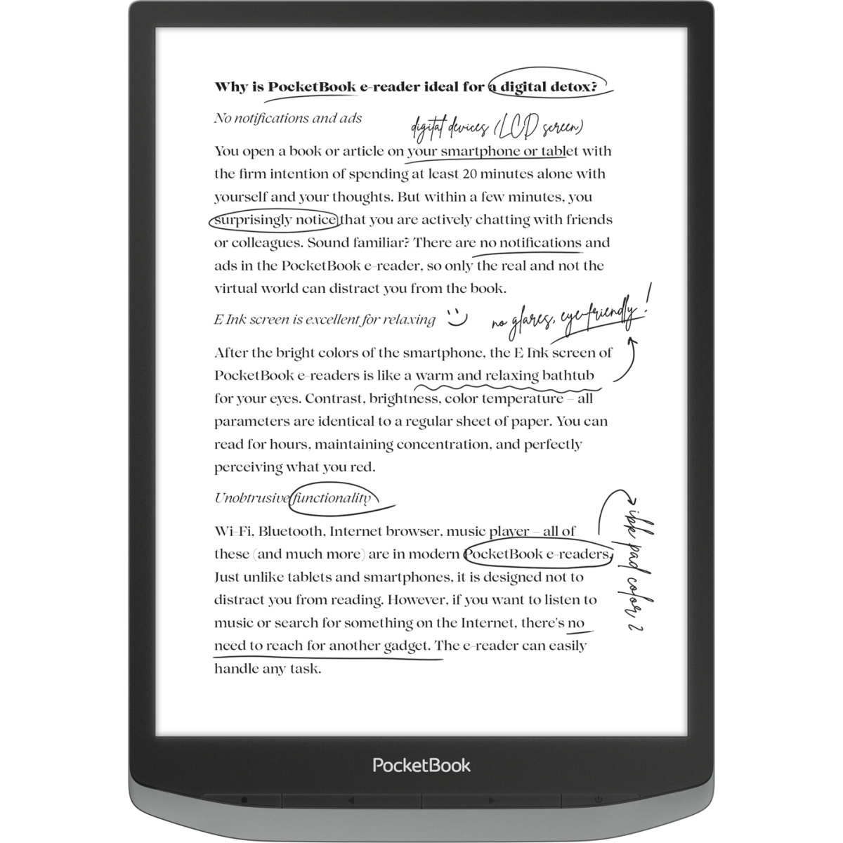 Электронная книга PocketBook InkPad X Pro Mist Grey - PB1040D-M-WW - фото 2