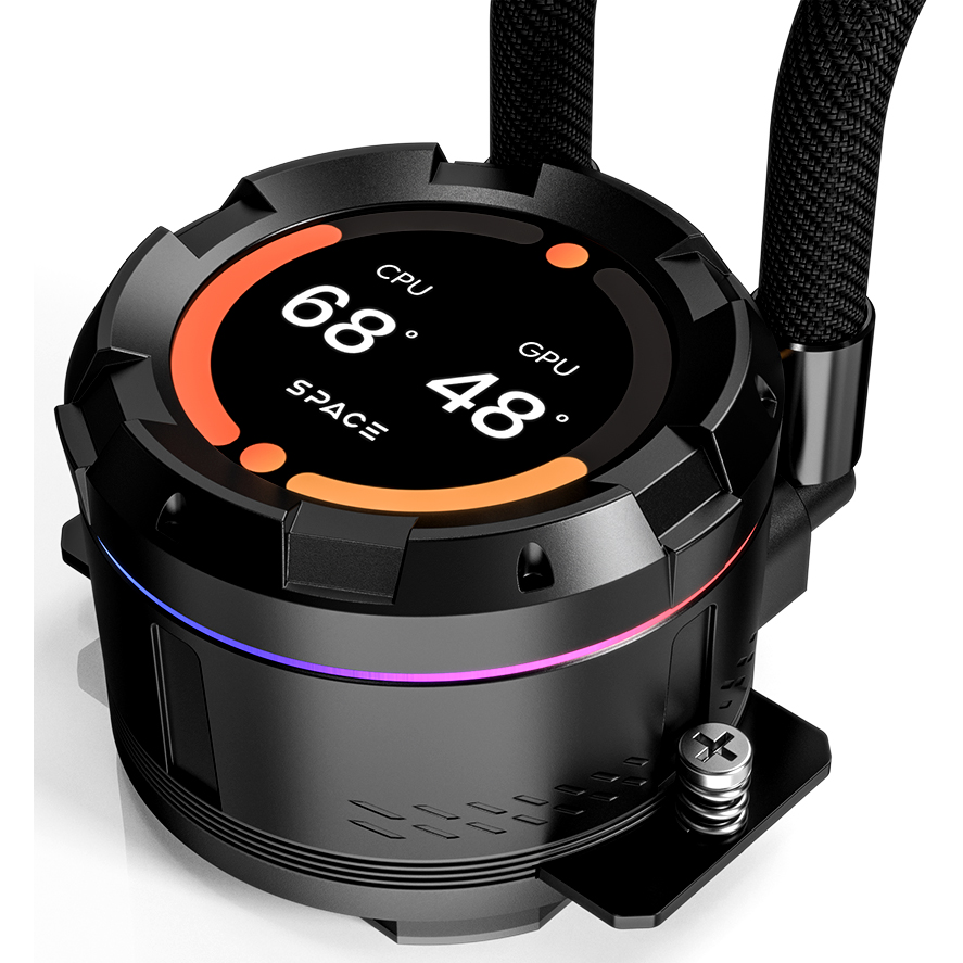 Система жидкостного охлаждения ID-COOLING SL240 XE BLACK - фото 7