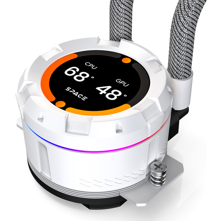 Система жидкостного охлаждения ID-COOLING SL240 XE WHITE - фото 6