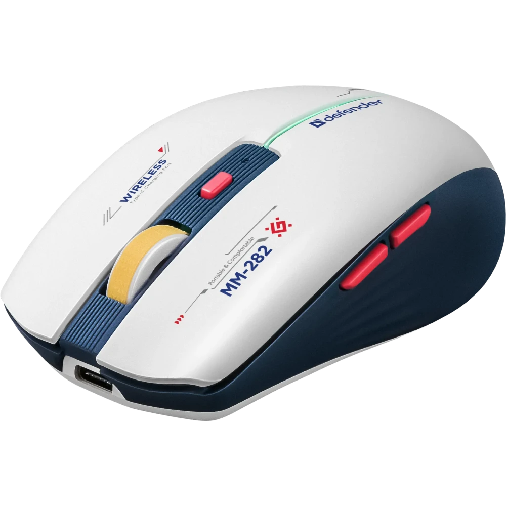 Мышь Defender Dila MM-282 White (52282) - фото 2