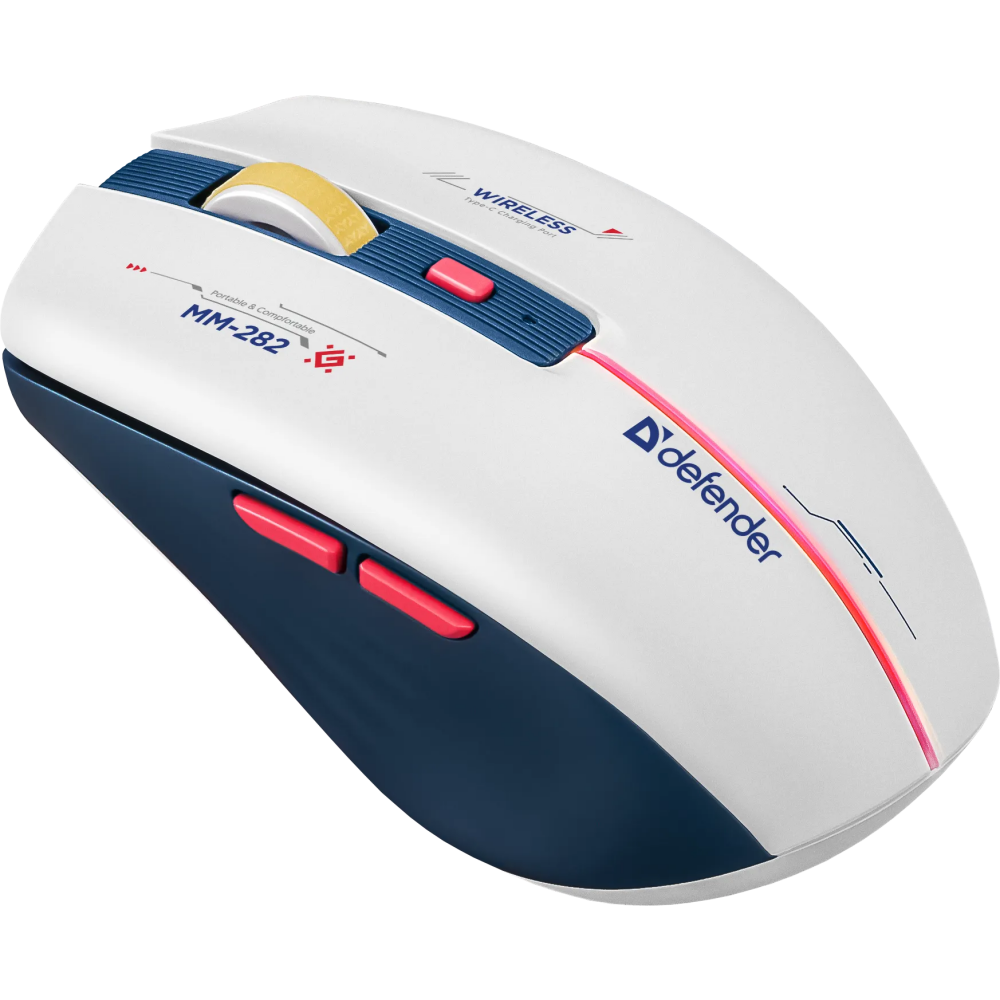 Мышь Defender Dila MM-282 White (52282) - фото 4