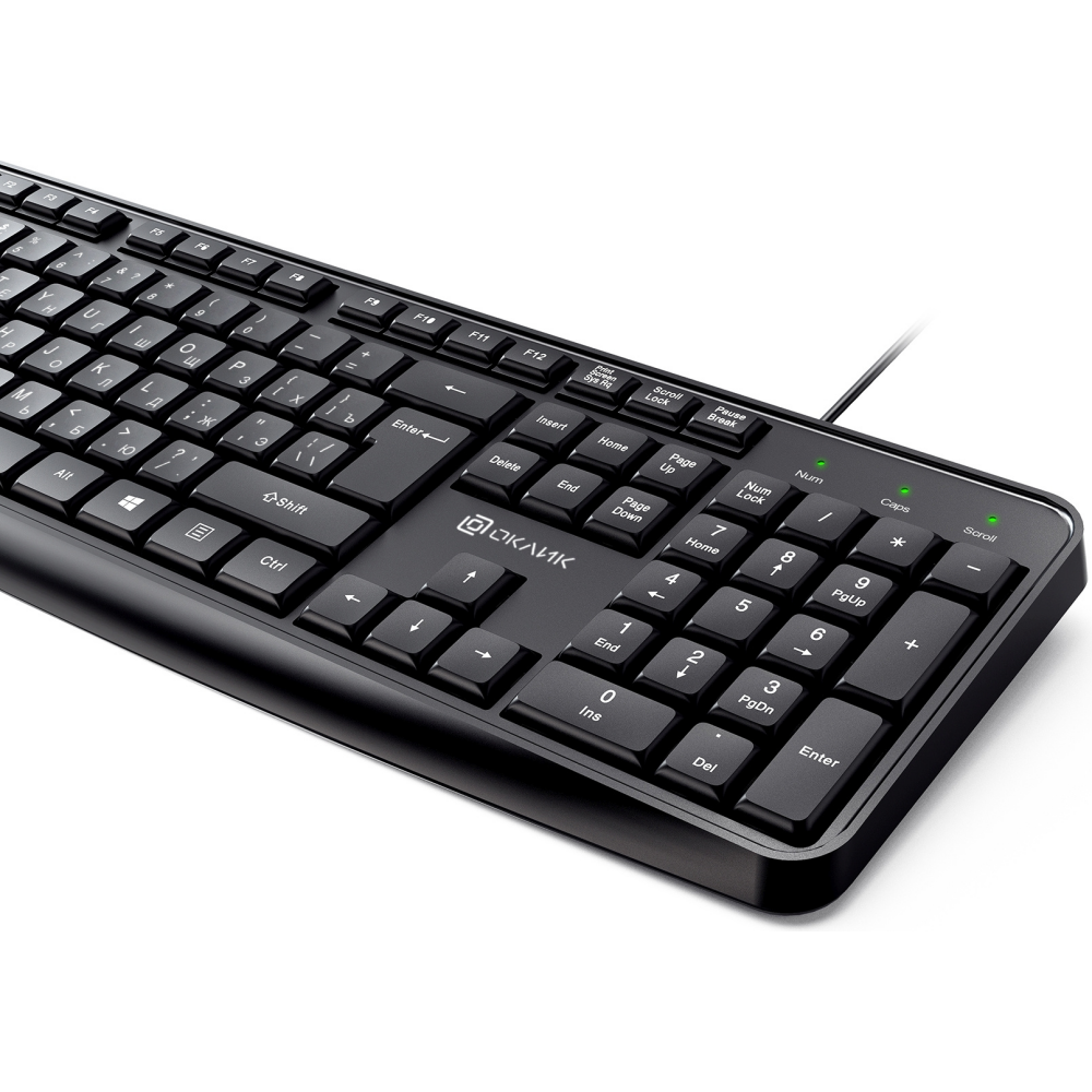 Клавиатура + мышь Oklick S603 Black - фото 5