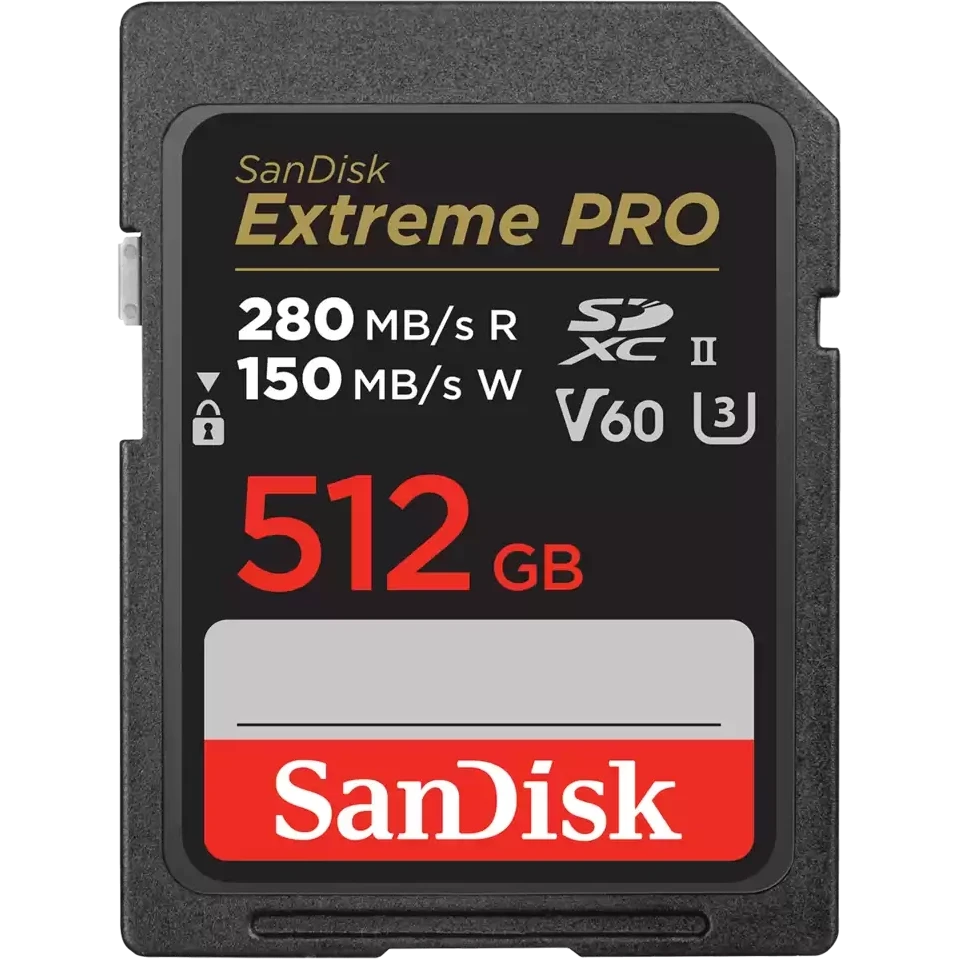 Карта памяти 512Gb SD SanDisk Extreme Pro (SDSDXEP-512G-GN4IN)