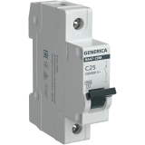 Автоматический выключатель GENERICA MVA21-1-025-C-G
