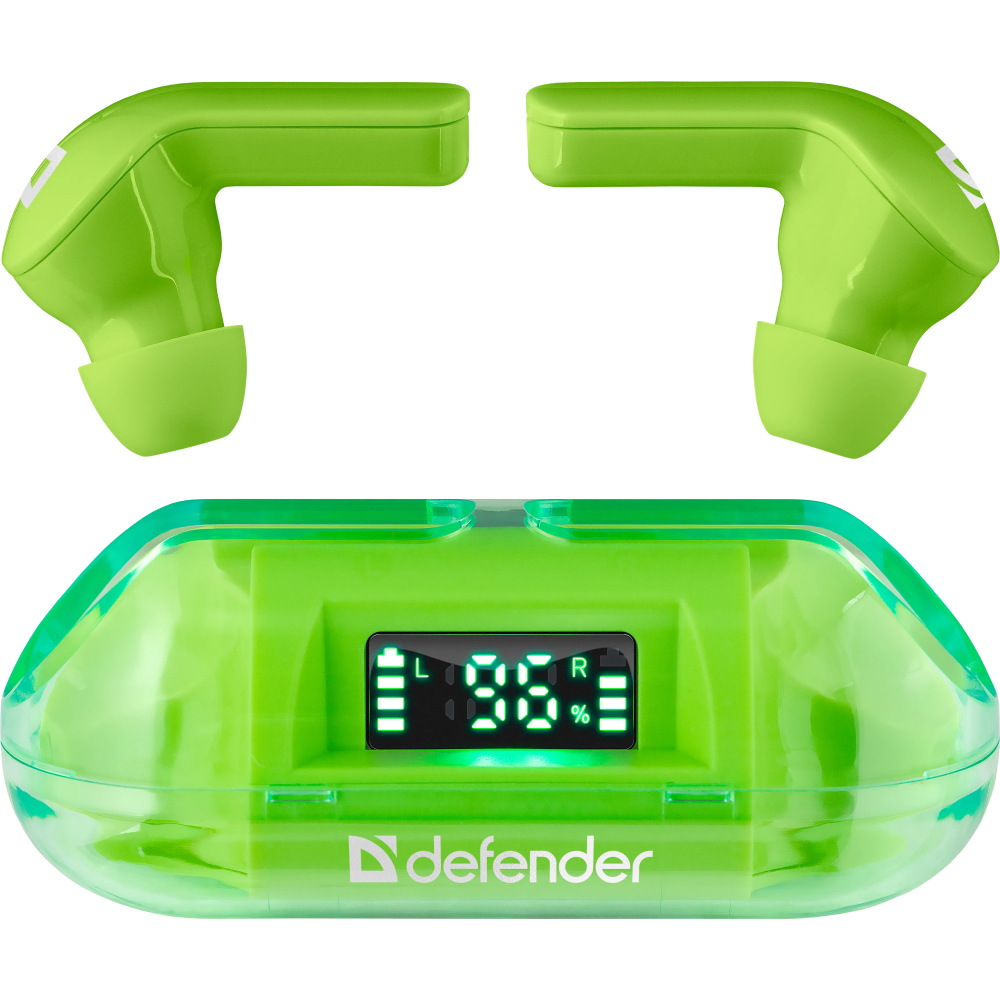 Гарнитура Defender Twins 916 Green - 63917 - фото 4