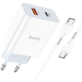 Сетевое зарядное устройство HOCO C97A White (HC-66076) (6931474766076)