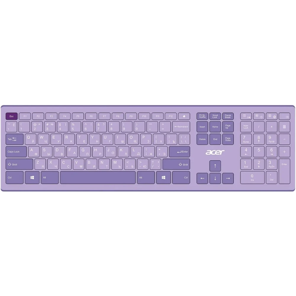 Клавиатура + мышь Acer OCC205 Violet - ZL.ACCEE.00D - фото 2
