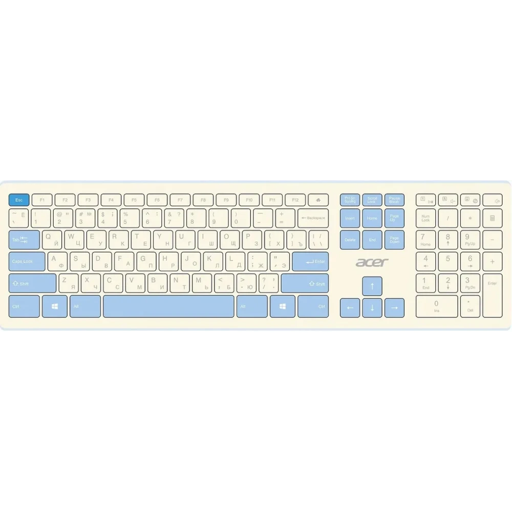 Клавиатура + мышь Acer OCC205 White - ZL.ACCEE.00C - фото 2