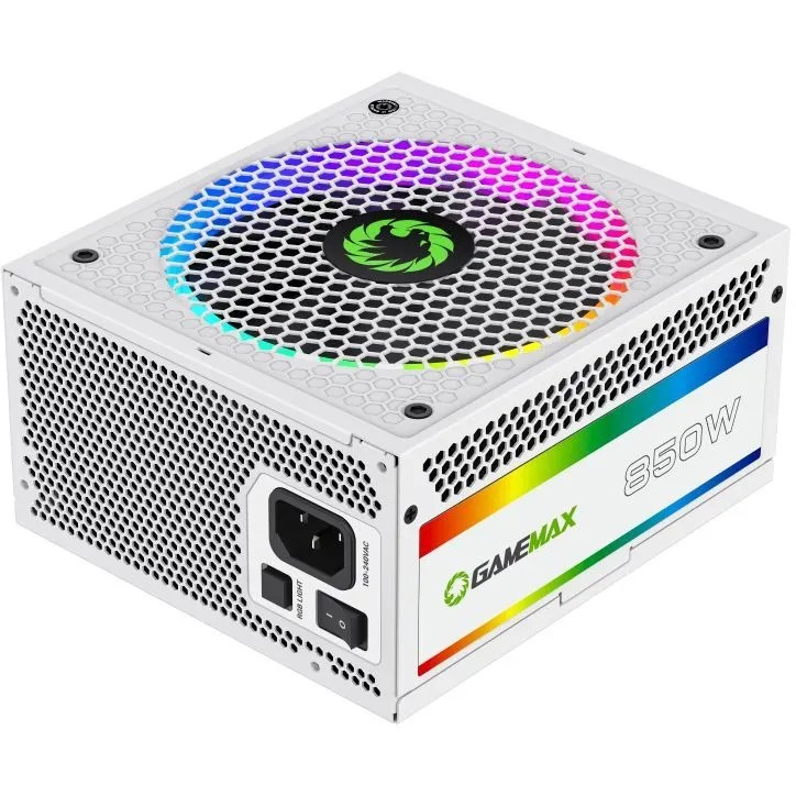 Блок питания 850W GameMax RGB-850 PRO White: купить в интернет магазине ...