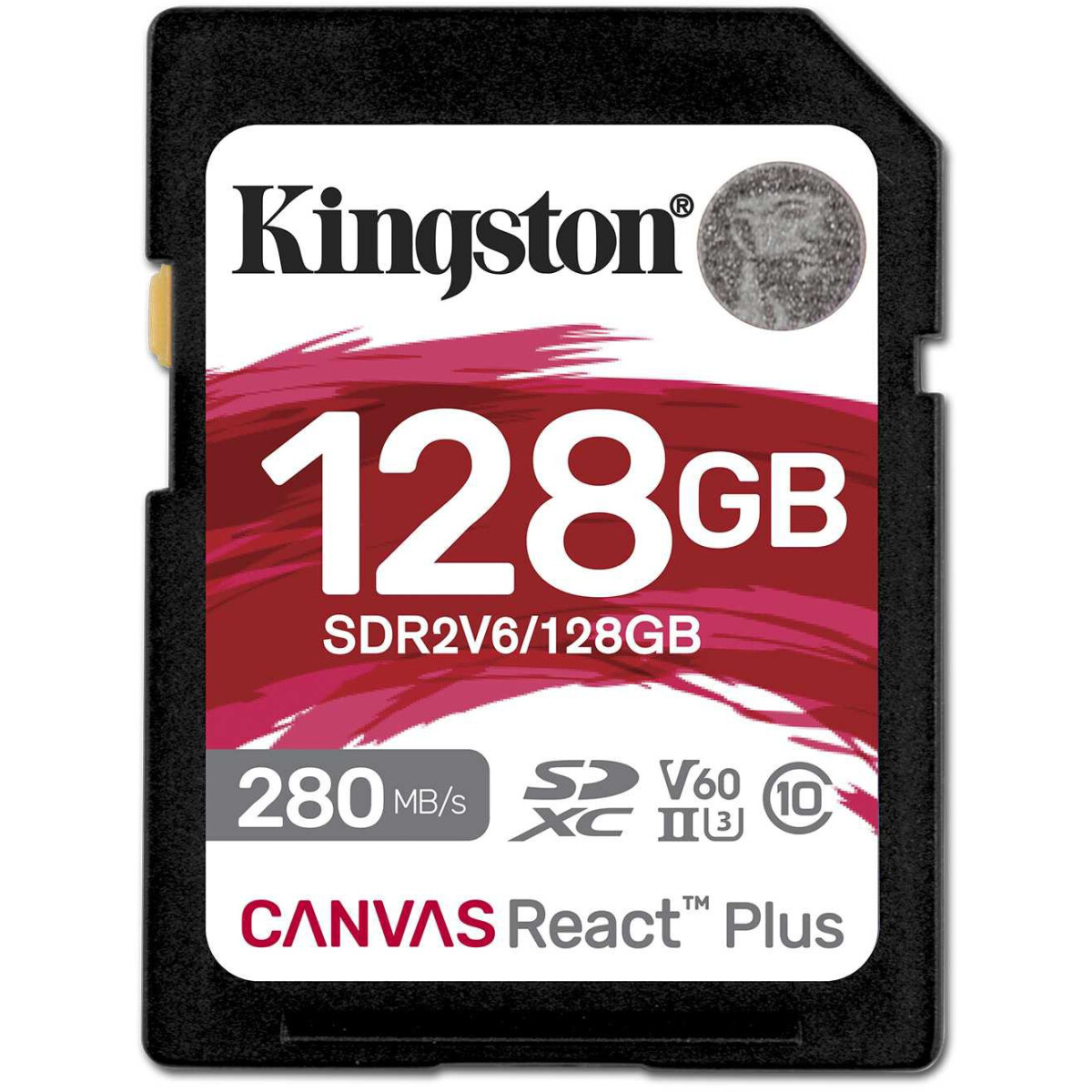 Карта памяти 128GB SD Kingston Canvas React Plus (SDR2V6/128GB)