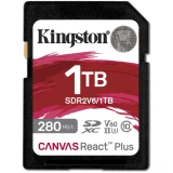 Карта памяти 1Tb SD Kingston Canvas React Plus (SDR2V6/1TB)