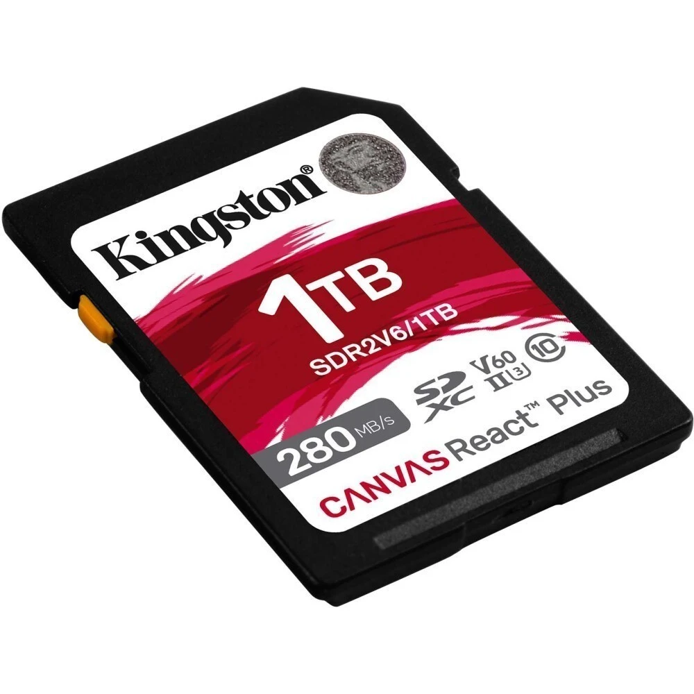 Карта памяти 1Tb SD Kingston Canvas React Plus (SDR2V6/1TB) - фото 2