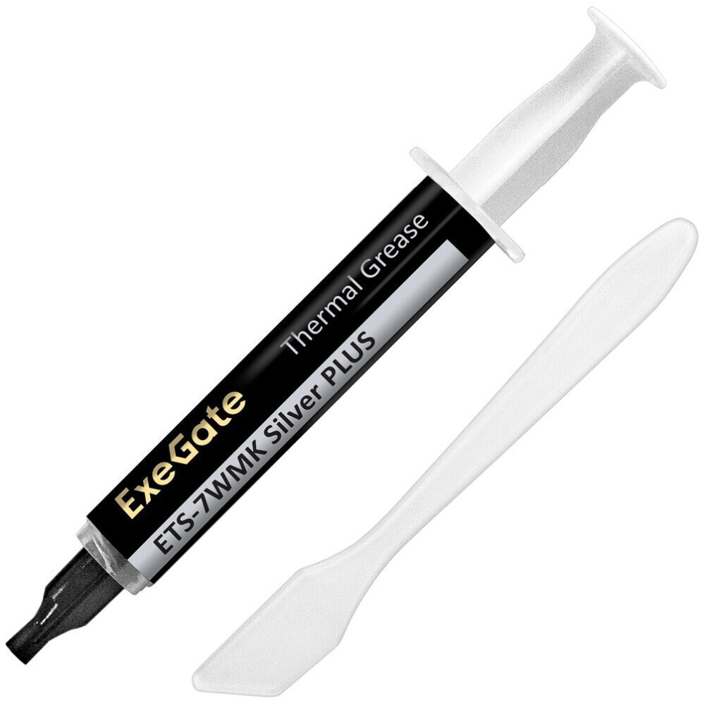 Термопаста ExeGate ETS-7WMK Silver Plus (3 г) - EX296088RUS