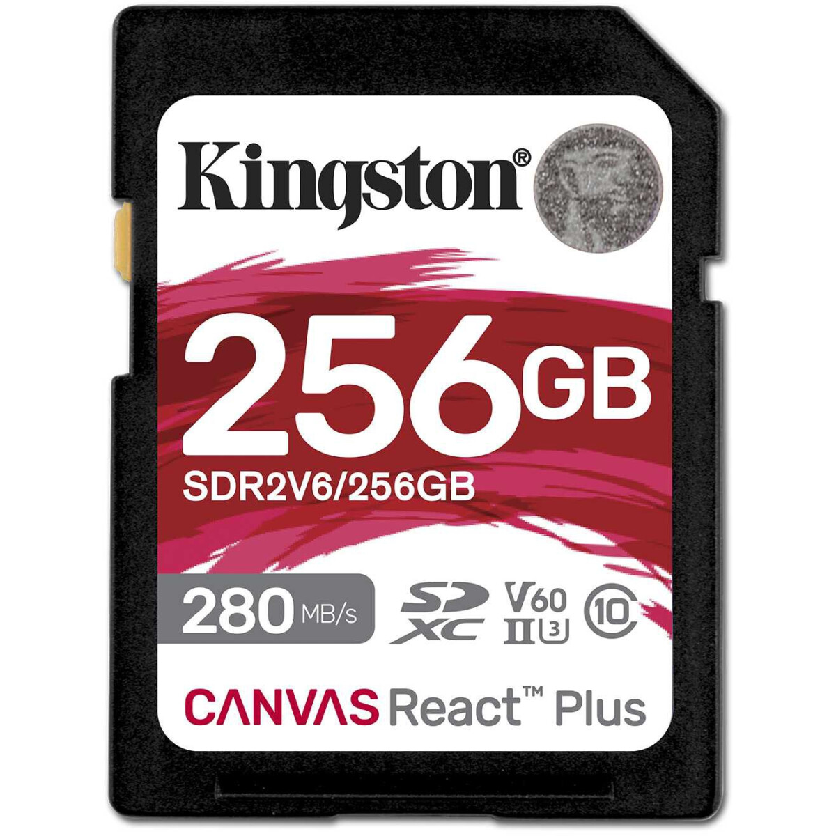 Карта памяти 256GB SD Kingston Canvas React Plus (SDR2V6/256GB)