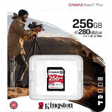 Карта памяти 256Gb SD Kingston Canvas React Plus (SDR2V6/256GB)