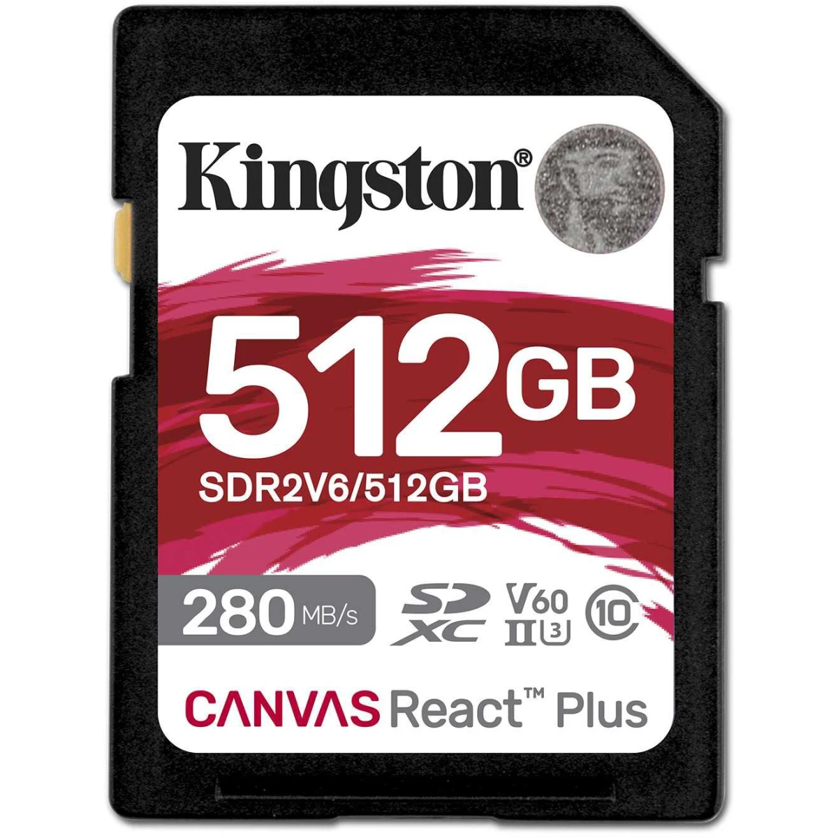Карта памяти 512GB SD Kingston Canvas React Plus (SDR2V6/512GB)