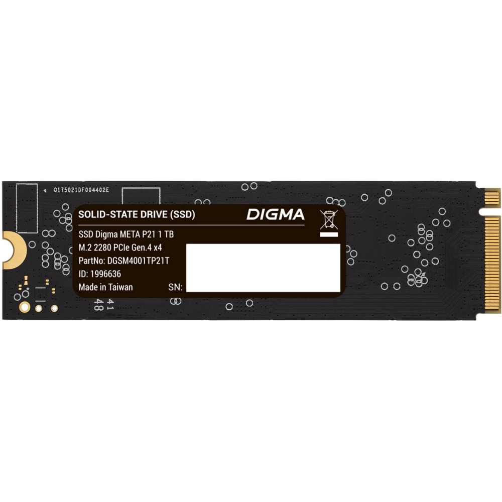 Накопитель SSD 1Tb Digma Meta P21 (DGSM4001TP21T)