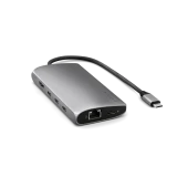 Док-станция Satechi USB-C Multiport Adapter V3 Space Gray (ST-P8KEM)