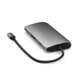 Док-станция Satechi USB-C Multiport Adapter V3 Space Gray (ST-P8KEM)