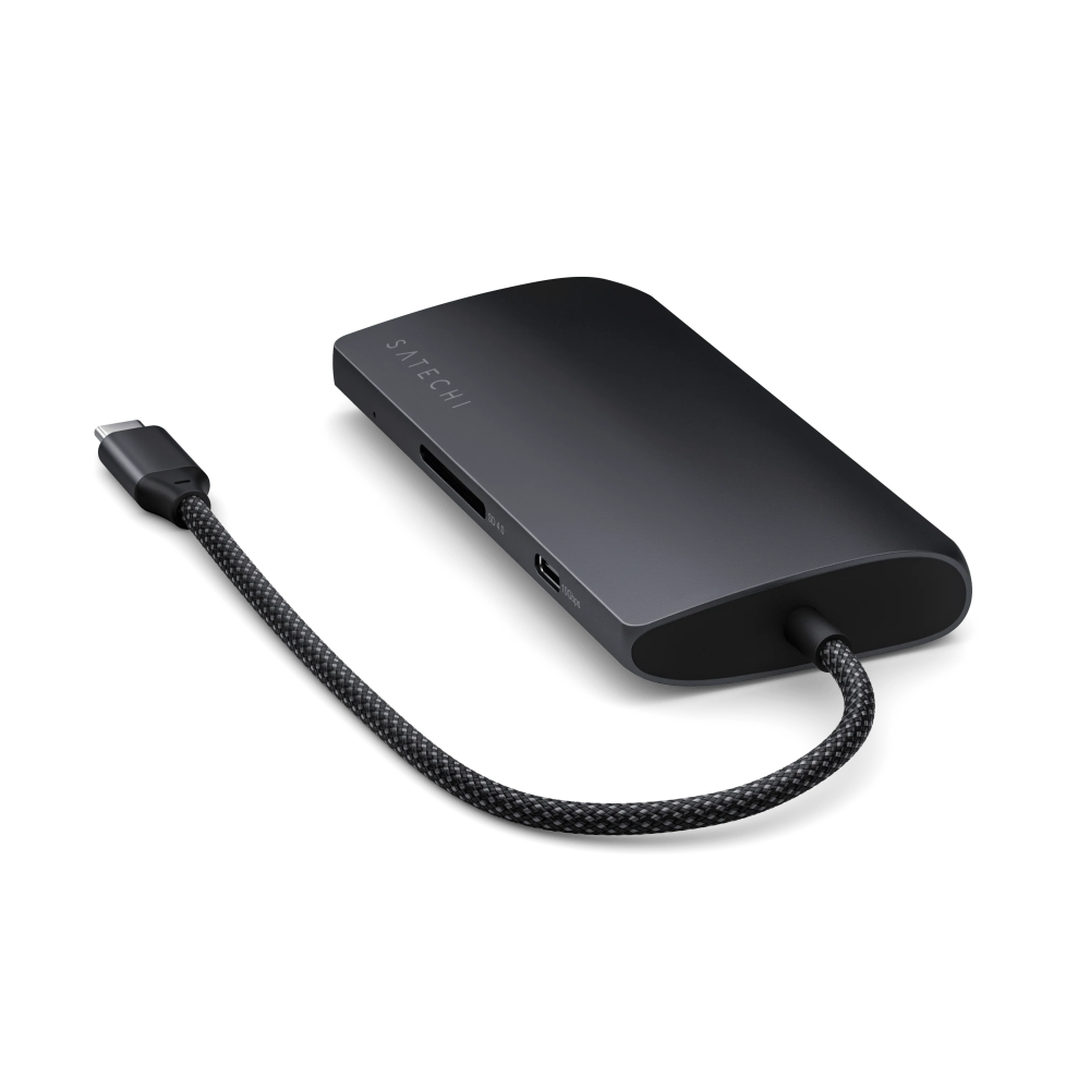 Док-станция Satechi USB-C Multiport Adapter V3 Midnight (ST-P8KED) - фото 3