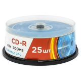 Диск CD-R Mirex 700Mb 48x Cake Box (25 шт.) (UL120051A8M)