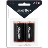 Батарейка SmartBuy R14/2B (C, 2 шт) (SBBZ-C02B)