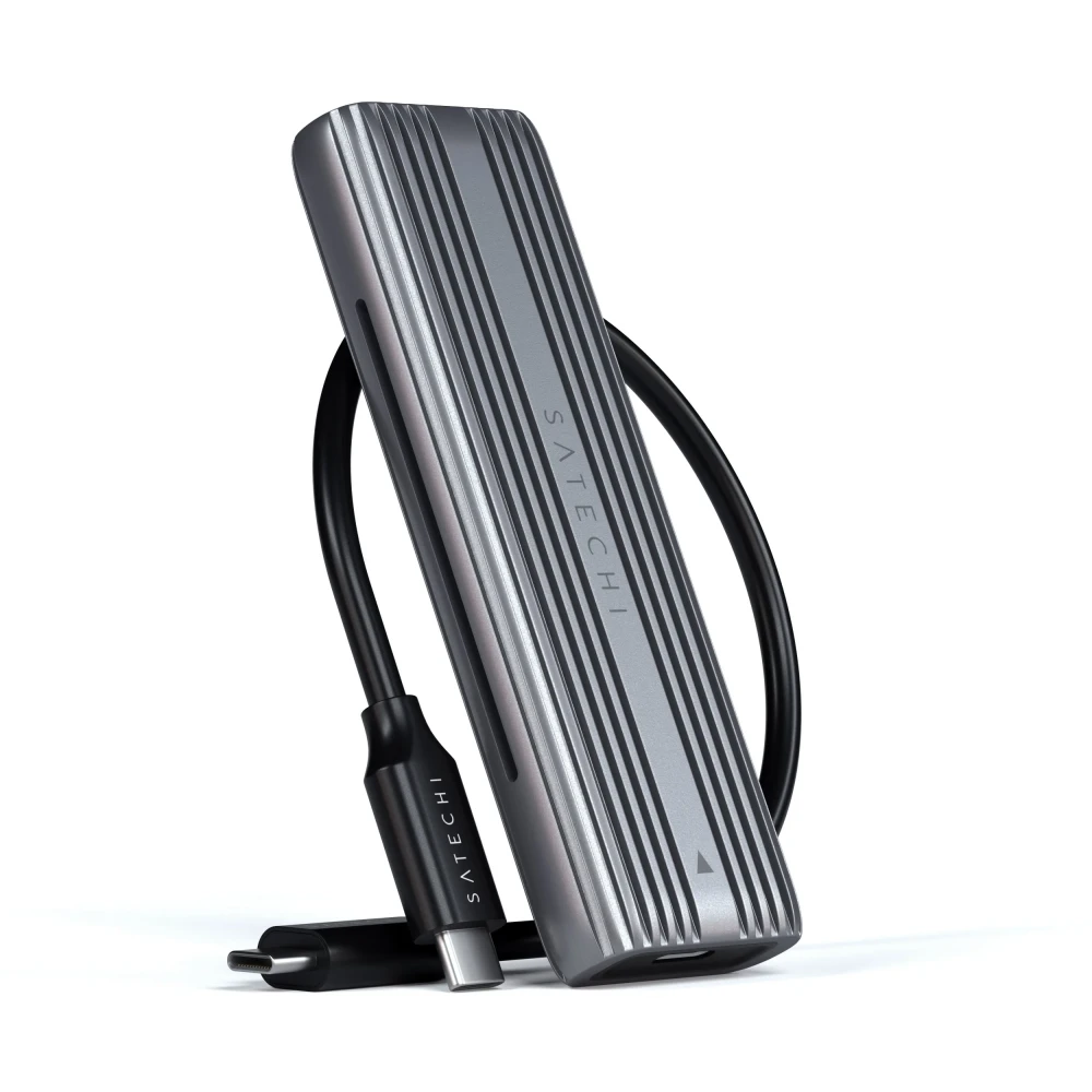 Внешний корпус для SSD M.2 Satechi USB-C NVMe and SATA SSD Enclosure (ST-UCNSEM) - фото 2