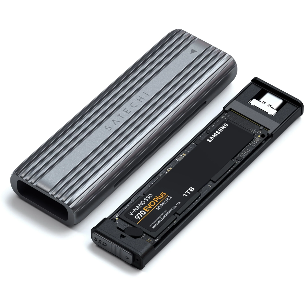 Внешний корпус для SSD M.2 Satechi USB-C NVMe and SATA SSD Enclosure (ST-UCNSEM) - фото 5
