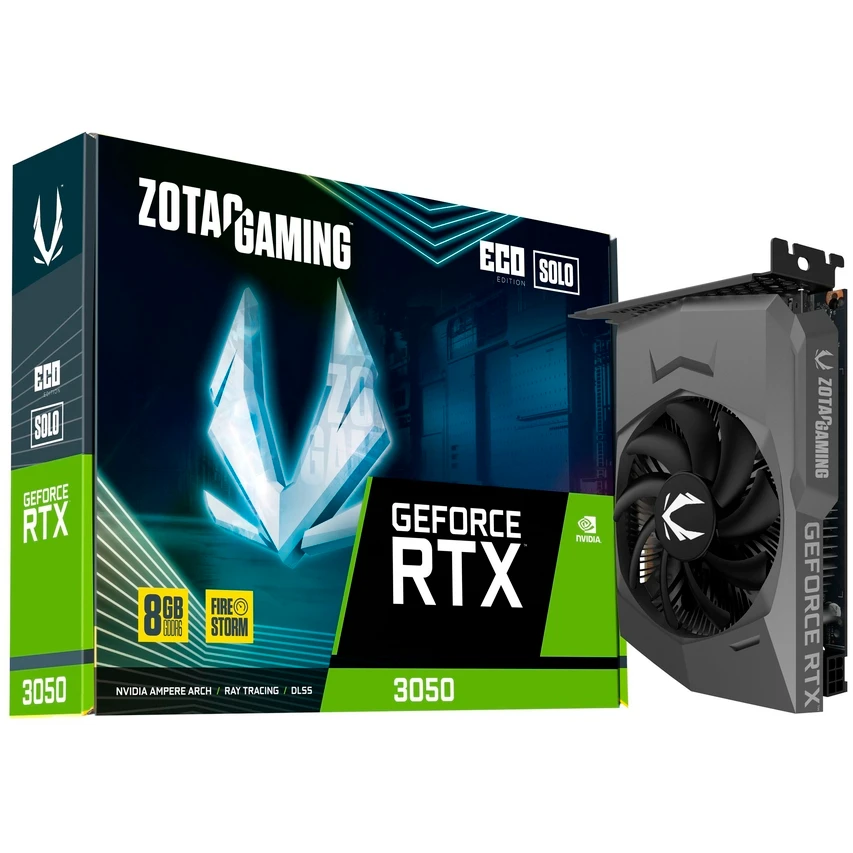 Видеокарта NVIDIA GeForce RTX 3050 Zotac Eco Solo 8GB (ZT-A30500R-10L) - фото 6