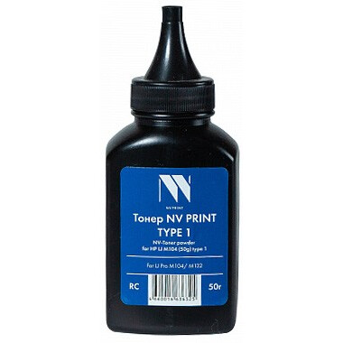 Тонер NV Print NV-HPLJM104(50G)TYPE1 Black