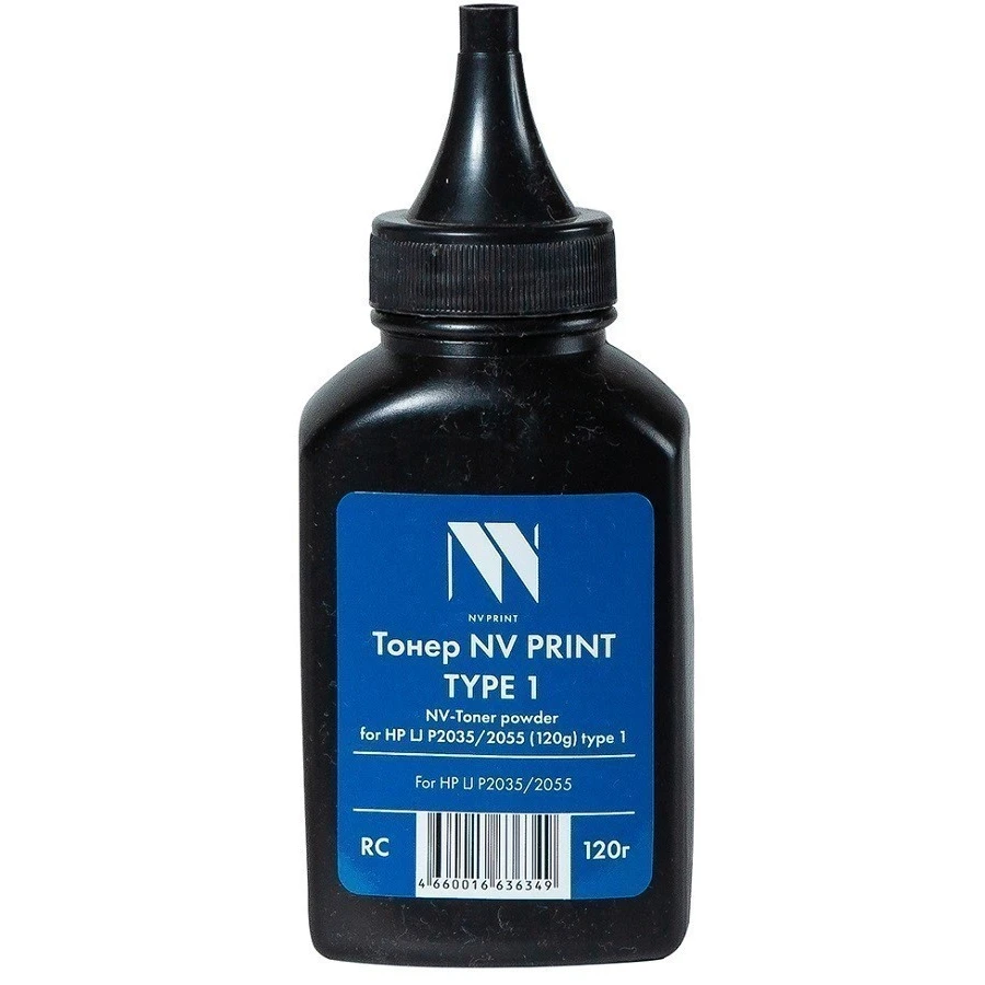 Тонер NV Print NV-HPLJP2035(120G)TYPE1 Black