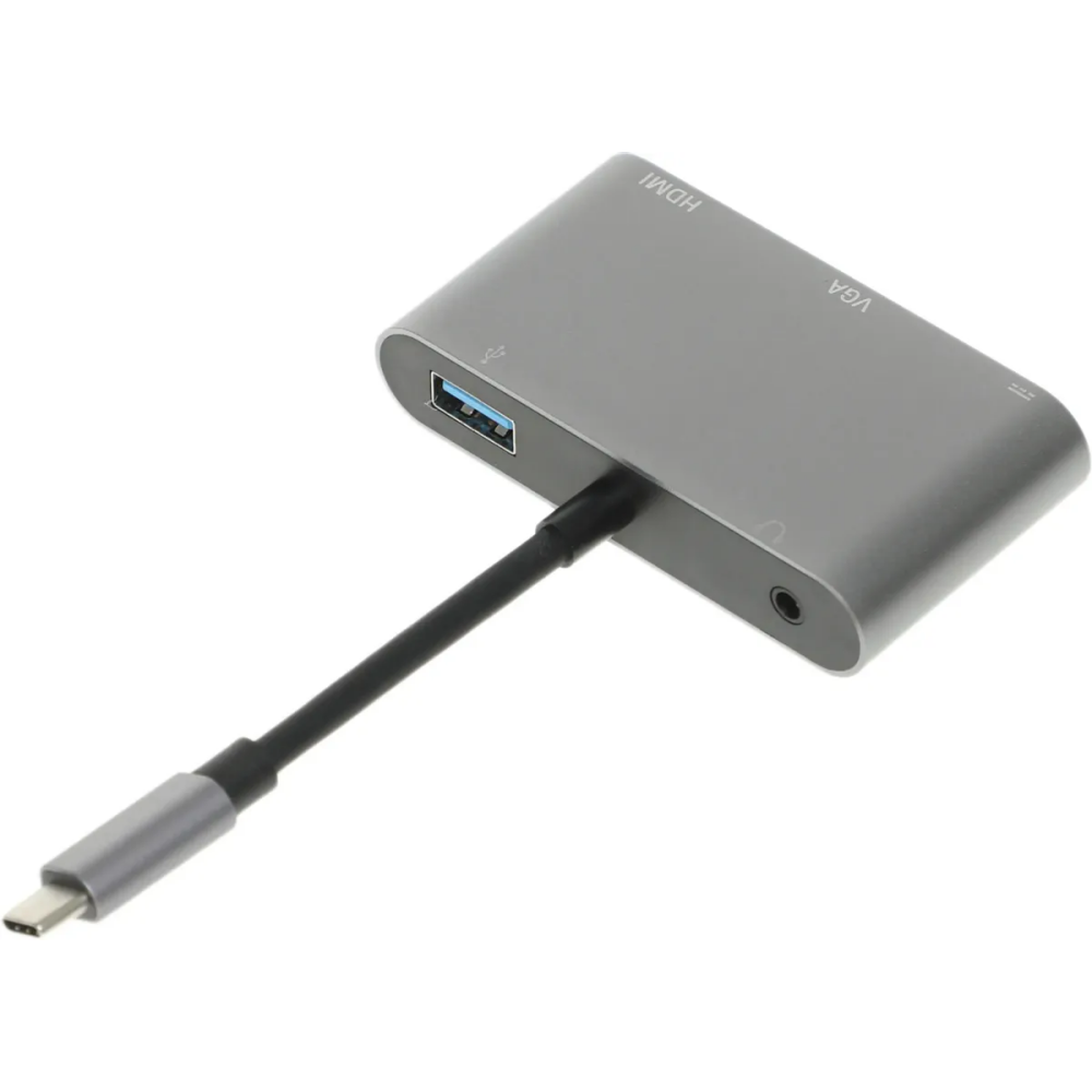 Док-станция PALMEXX PX/HUB USBC-HDMI-VGA-USBC - фото 2
