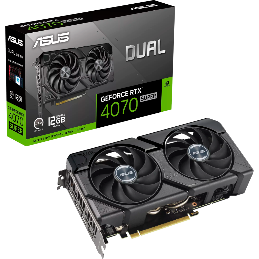 Видеокарта NVIDIA GeForce RTX 4070 Super ASUS 12Gb (DUAL-RTX4070S-12G-EVO) - фото 12