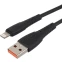Кабель USB - Lightning, 1м, GoPower GP07L Black - 00-00022798