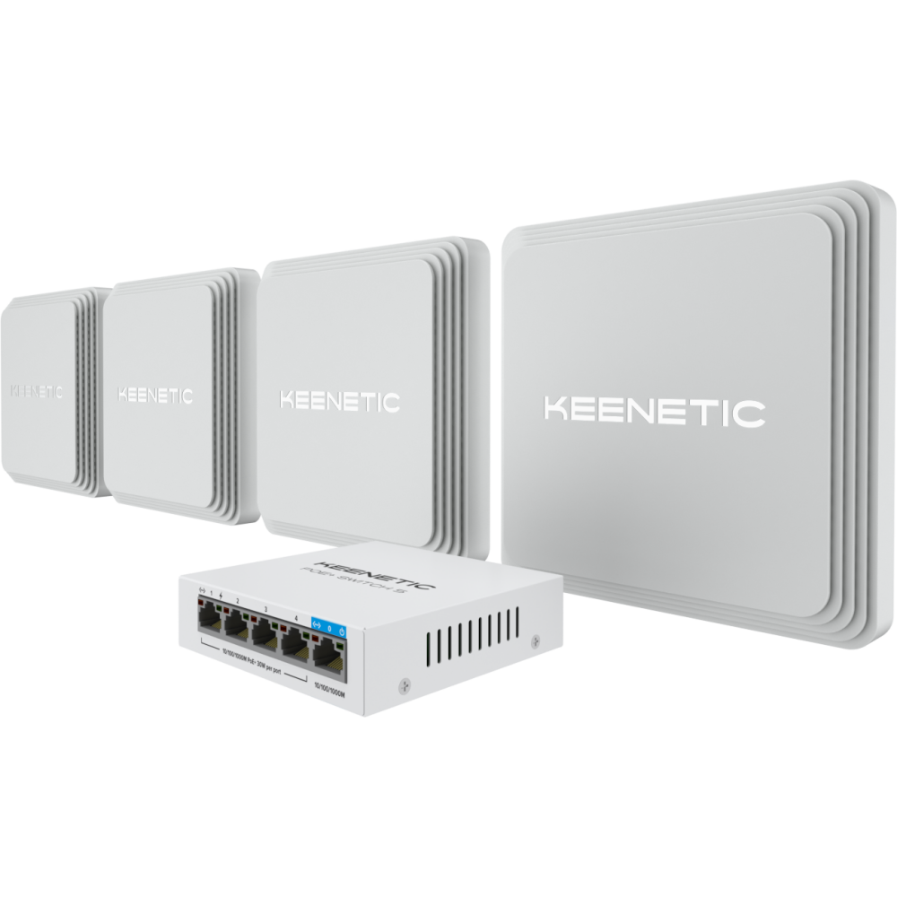 Mesh система Keenetic Voyager Pro + Switch Kit (KN-KIT-011)