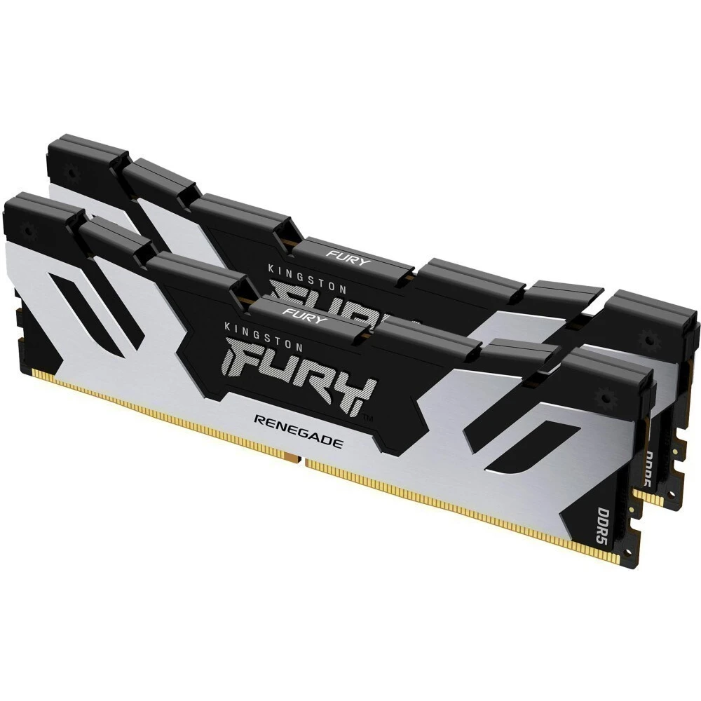 Оперативная память 32GB DDR5 7600MHz Kingston Fury Renegade Silver (KF576C38RSK2-32) (2x16GB KIT) - фото 2