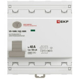Выключатель дифференциального тока (УЗО) EKF E1046M40100