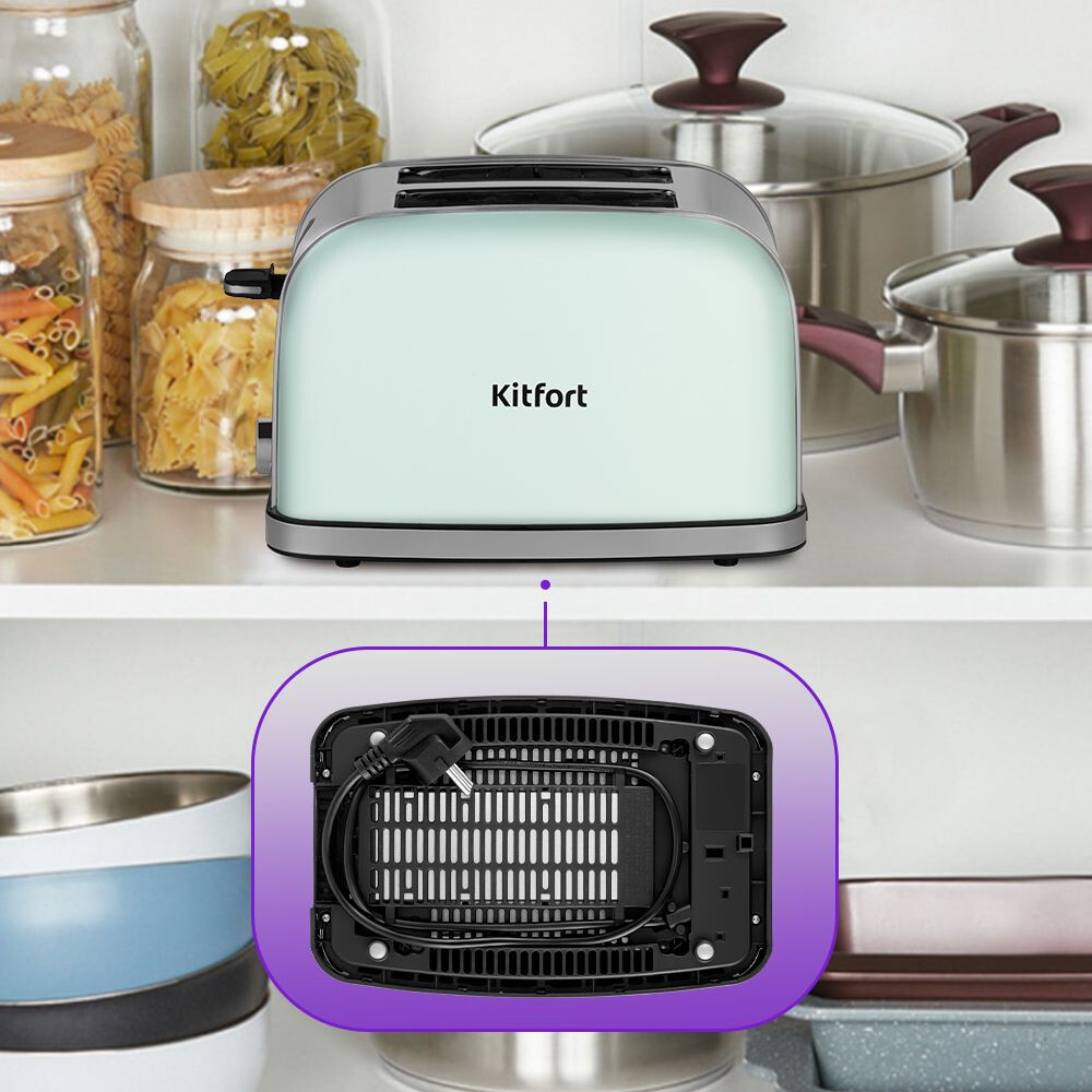 Тостер Kitfort KT-4098 - фото 7