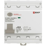 Выключатель дифференциального тока (УЗО) EKF E1046MS63100