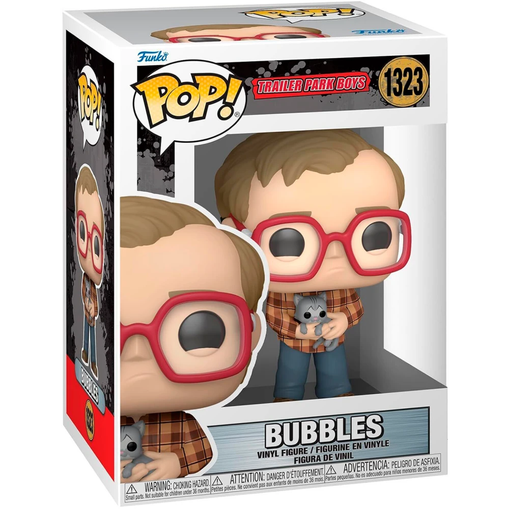 Фигурка Funko POP! TV Trailer Park Boys Bubbles with Cat - 59300 - фото 2