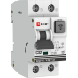 Автоматический выключатель дифференциального тока EKF DA63-32-30