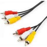 Кабель 3x RCA (M) - 3x RCA (M), 3м, GoPower 00-00027485