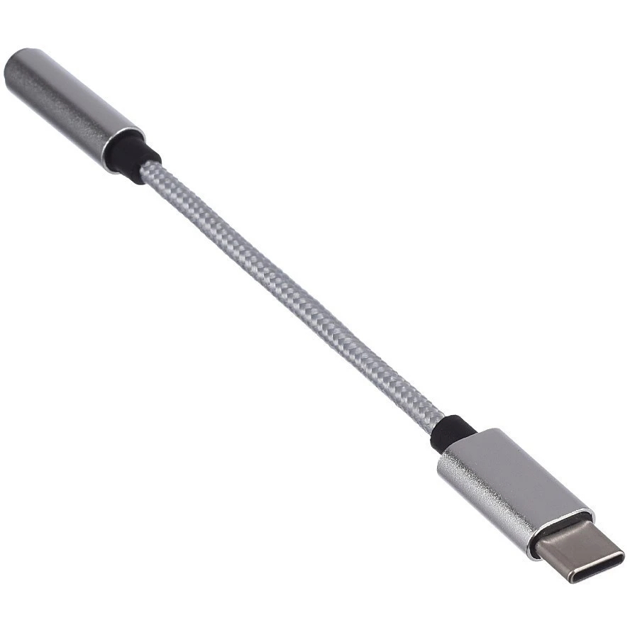Переходник USB Type-C - 3.5 Jack, 0.1м, GoPower 00-00027481 - фото 2