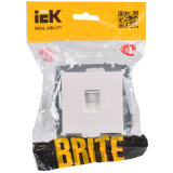 Розетка RJ-45 IEK BRITE BR-K10-1-K36