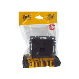 Розетка RJ-45 IEK BRITE BR-K10-1-K45