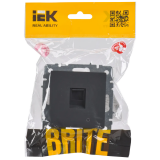Розетка RJ-45 IEK BRITE BR-K10-1-K53