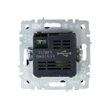 Розетка USB IEK BRITE BR-U21-D31-K53