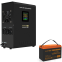 ИБП ExeGate FineSine SX-1000.LCD.AVR.2SH + HRL 12-100 (100Ач) - EX296555RUS